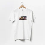 تیشرت سفید مردانه طرح ددپول و ولورین