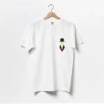 تیشرت سفید مردانه طرح کارآگاه ناشناس