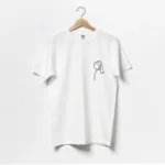 تیشرت سفید مردانه طرح دختری با گوشواره مروارید