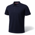 تیشرت یقه دار جودون آستین کوتاه سرمه ای